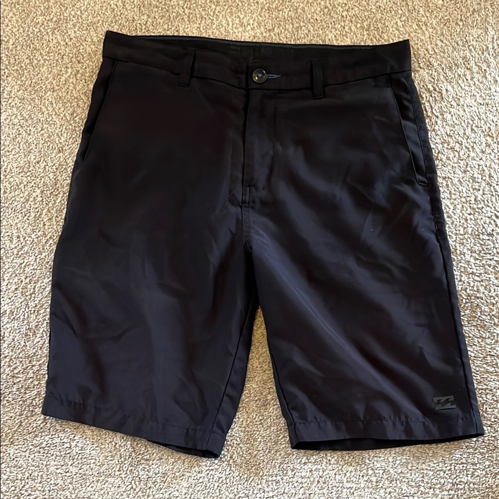 Billabong Black Flat Front Casual Shorts